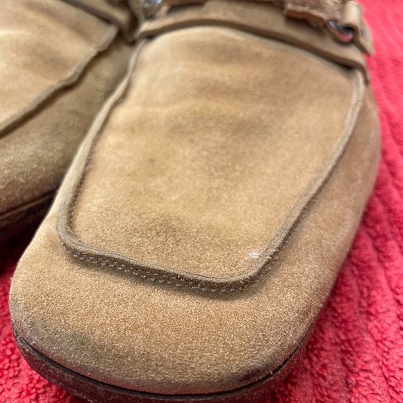 Prada Mens Loafers All Leather Upper and Out Soles Brown Made In Italy - Picture 3 of 16